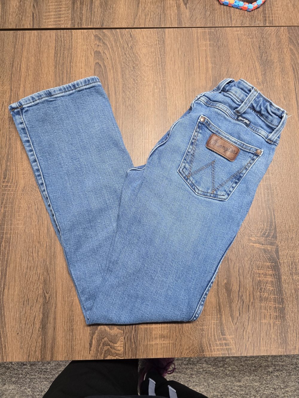 Wrangler Retro Women's High Rise Bootcut Jeans Size 26x32 Light Wash Stretch